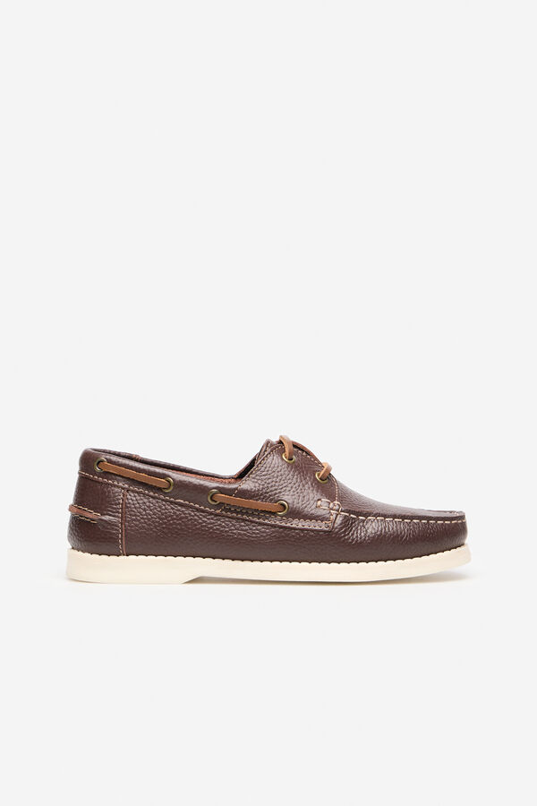Cortefiel Nautical shoe Dark brown
