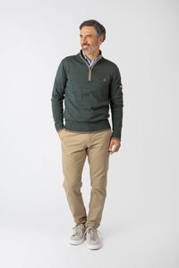 Privata Camisola básico de gola redonda