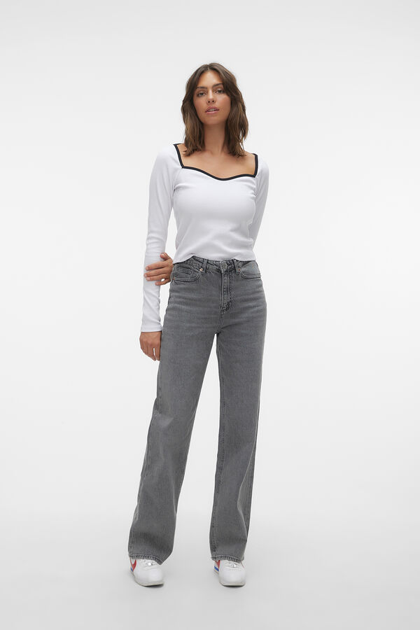Vero Moda High rise jeans Grey