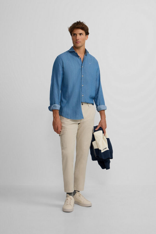 Silbon Calça cargo casual Tostado