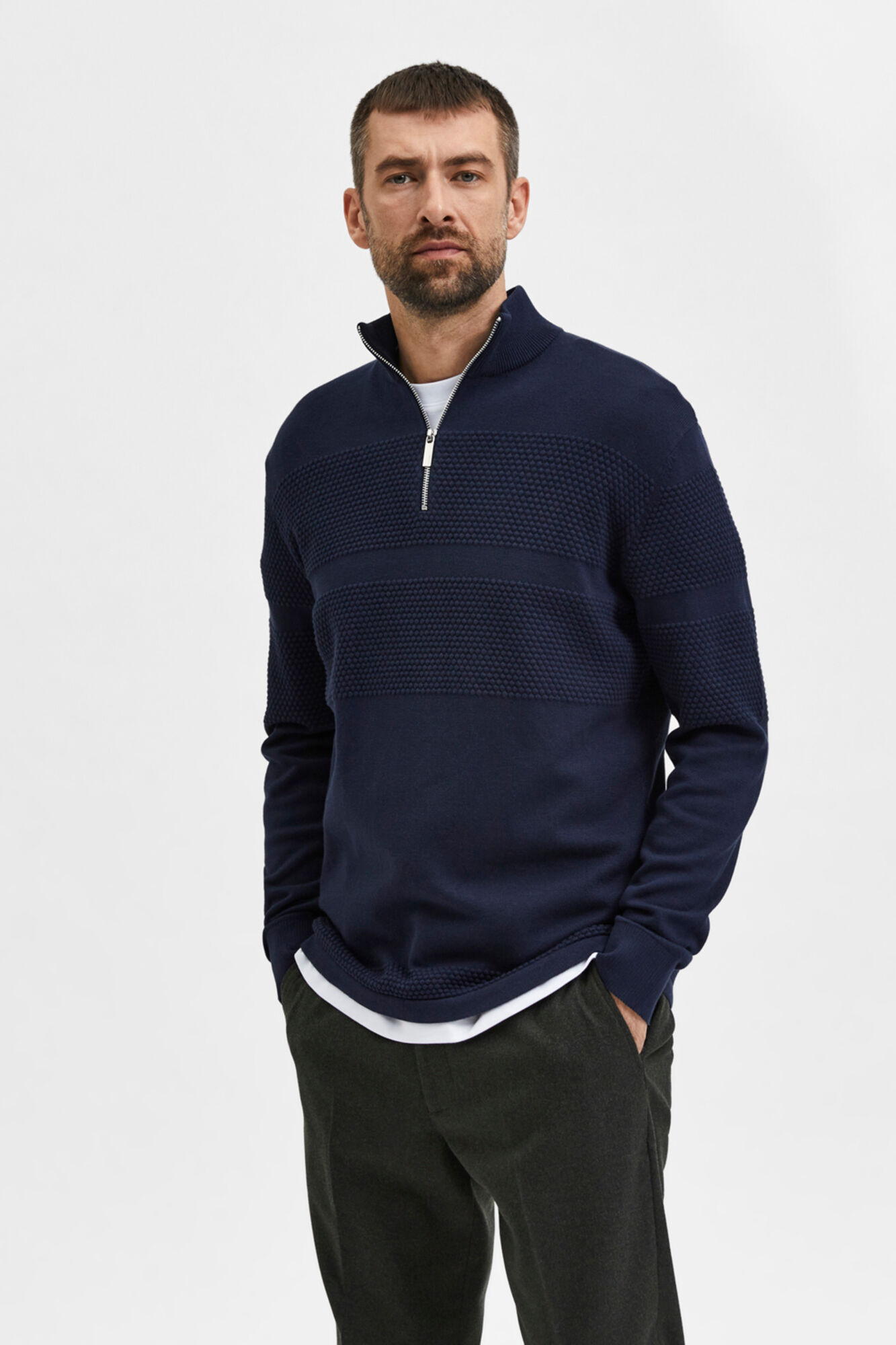Sueter de hombre cuello alto on sale