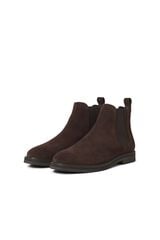 Jack & Jones Botins em camur&ccedil;a Castanho
