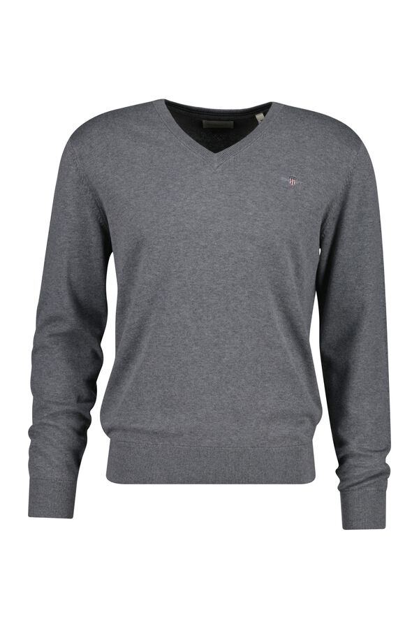 Gant Camisola de gola redonda Cinzento
