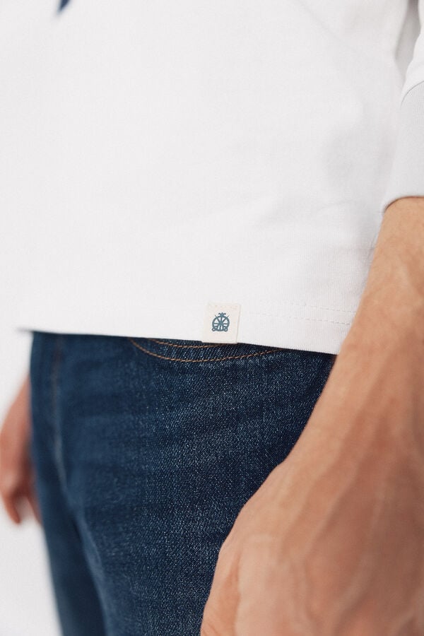 Cortefiel Rugby shirt  White