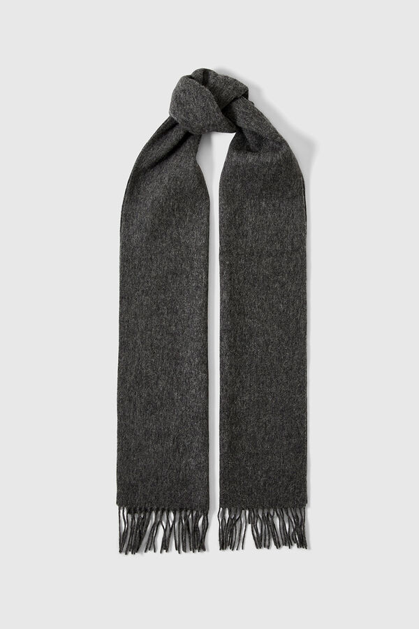 Selected Bufanda 100% lana RWS. Gris