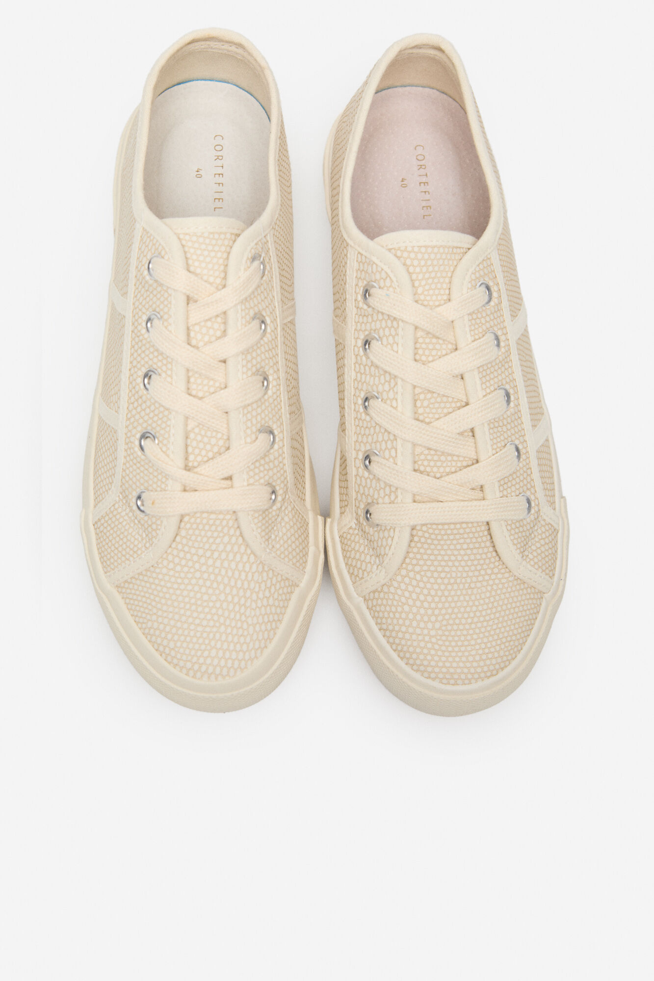 White snakeskin trainers on sale