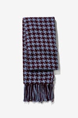 Vilanova Manta de cachecol pied-de-poule Multicolorido