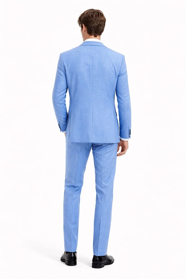 Selected Cal&ccedil;as de fato Slim Fit Azul