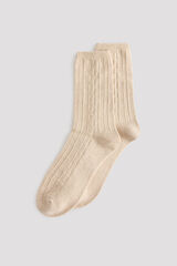 Cortefiel Long structure socks Grey