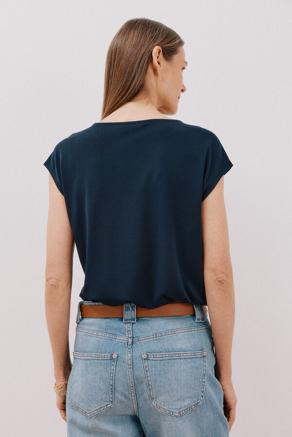 Cortefiel Top chain detail Navy