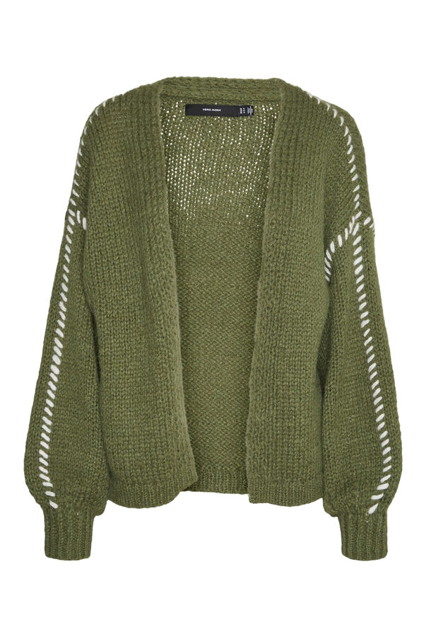Vero Moda Jersey-knit cardigan  Dark green