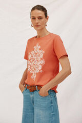 Cortefiel Positional print t-shirt Multicolour