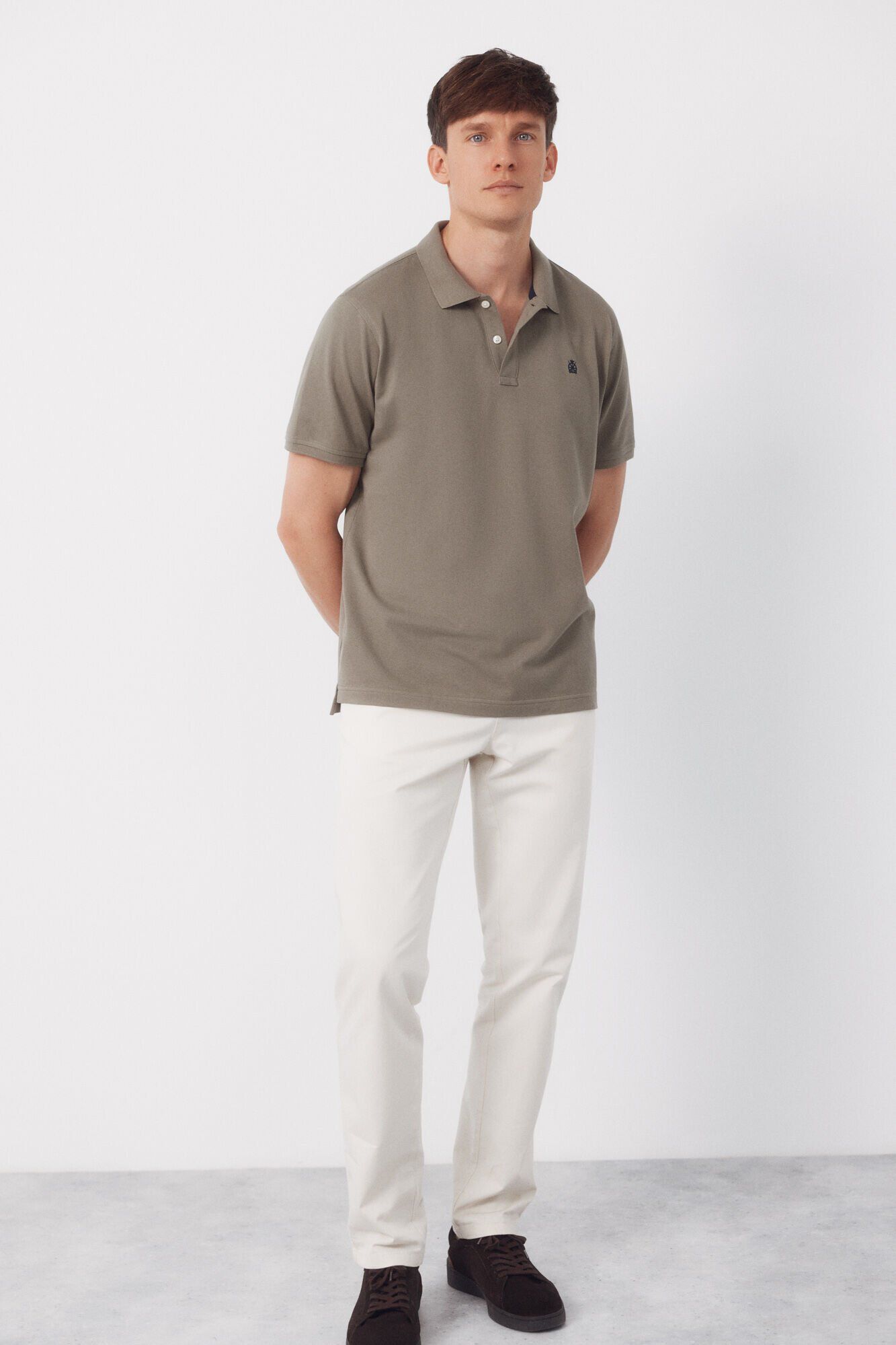 Cortefiel Basic piqu&eacute; polo shirt