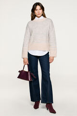 Selected Wool and alpaca jumper  Grey