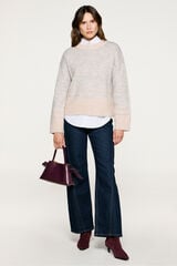 Selected Wool and alpaca jumper Grey