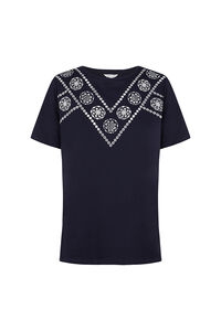 Cortefiel T-shirt with positional embroidered