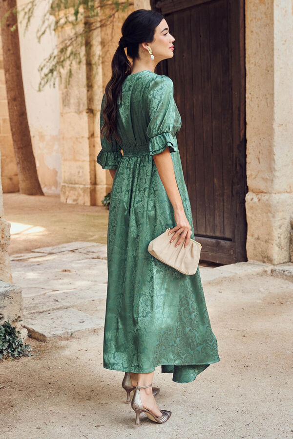Polín Et Moi Vestido de manga francesa Amabella Verde