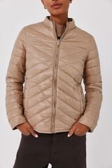 Cortefiel Reversible down puffer jacket Beige