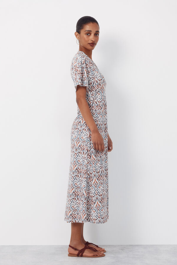 Cortefiel Printed dress Multicolour