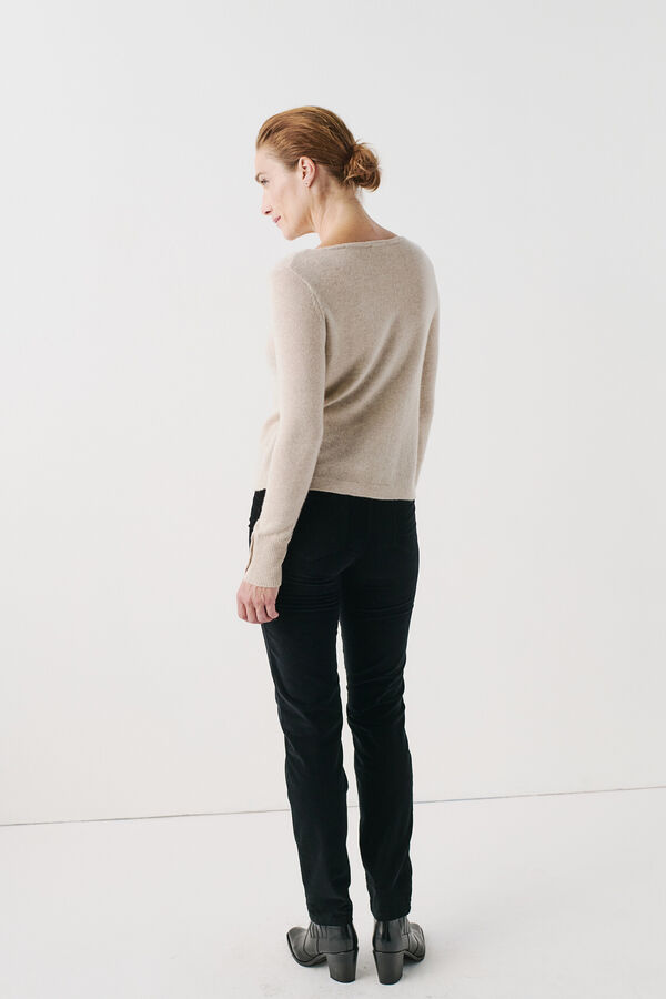 Caroll Camisola Zoan lurex Castanho