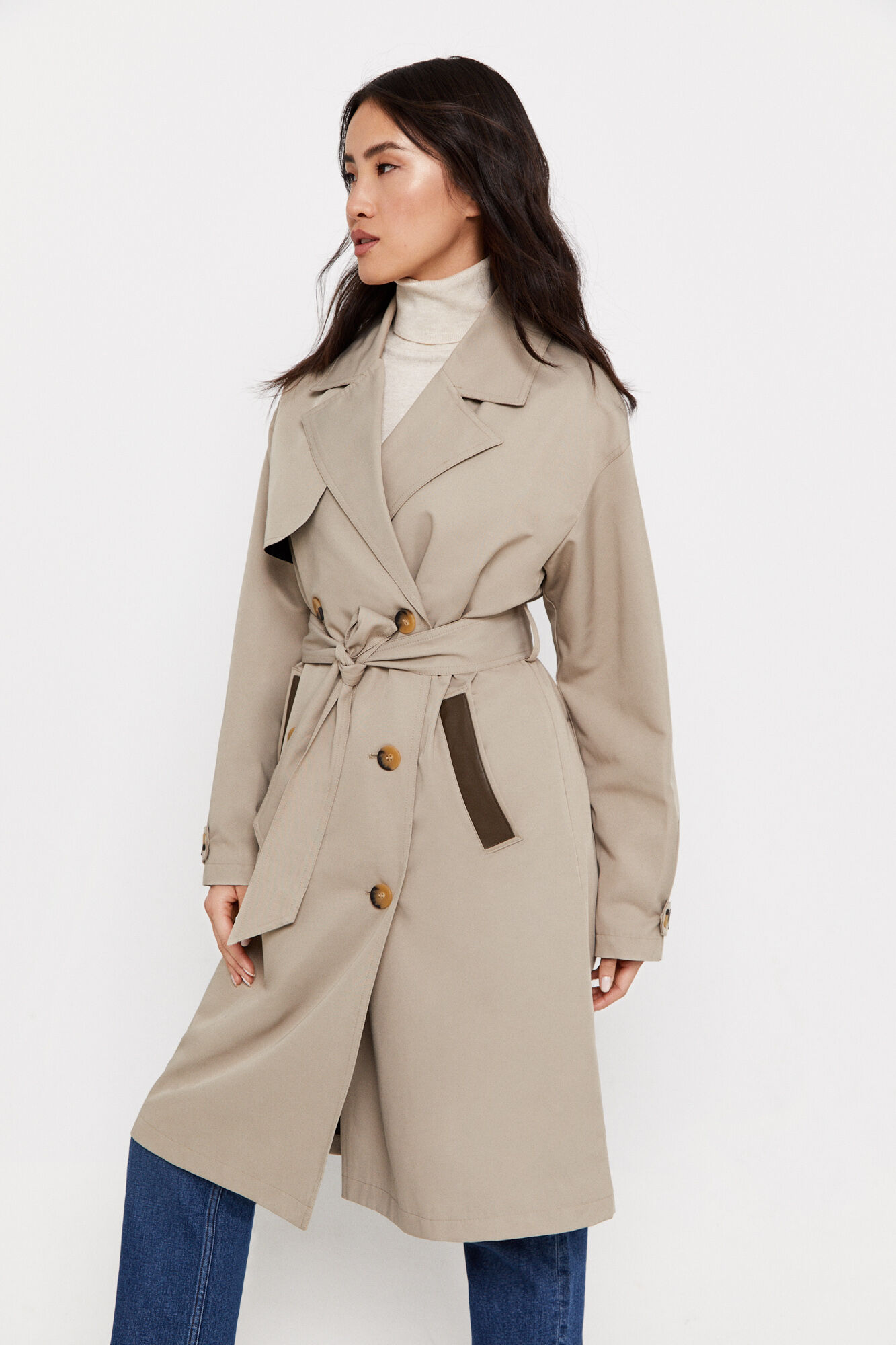 Cortefiel sale trench coat