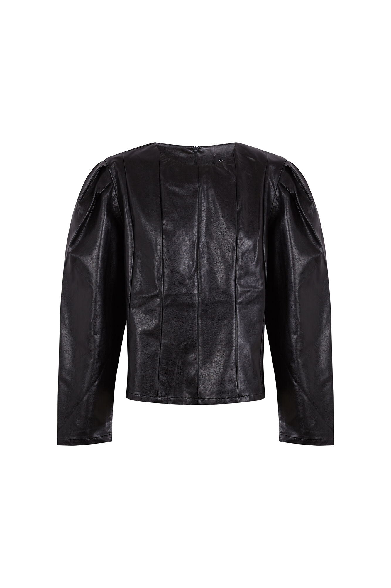 Cortefiel Faux leather effect top
