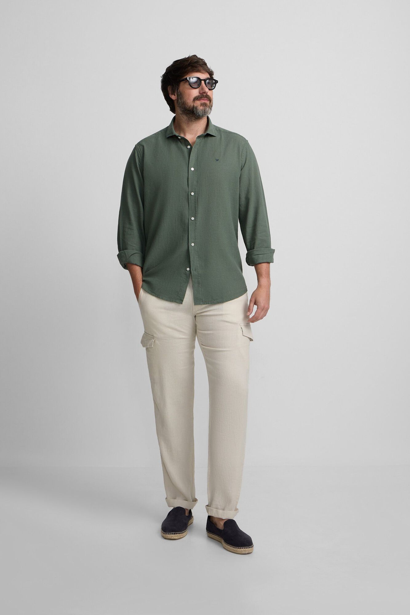 Silbon Camisa sport lino