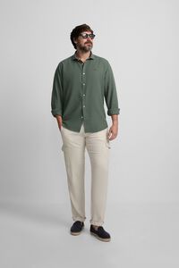 Silbon Camisa sport em linho