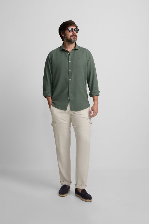 Camisa sport lino
