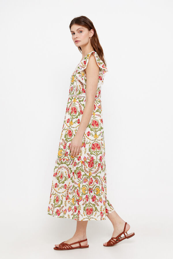 Cortefiel Floral print dress Multicolour