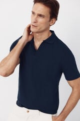 Cortefiel Polo shirt link structure Navy