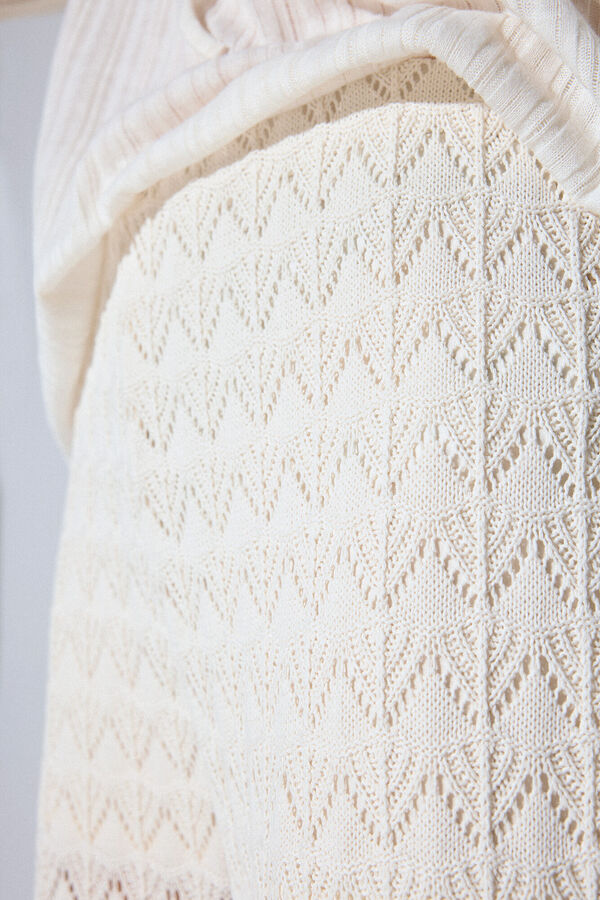 Slowlove Pantalón de punto Blanco