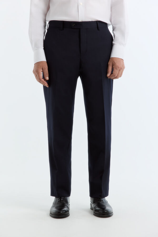 Cortefiel Blazer em tecido inteligente twill Azul