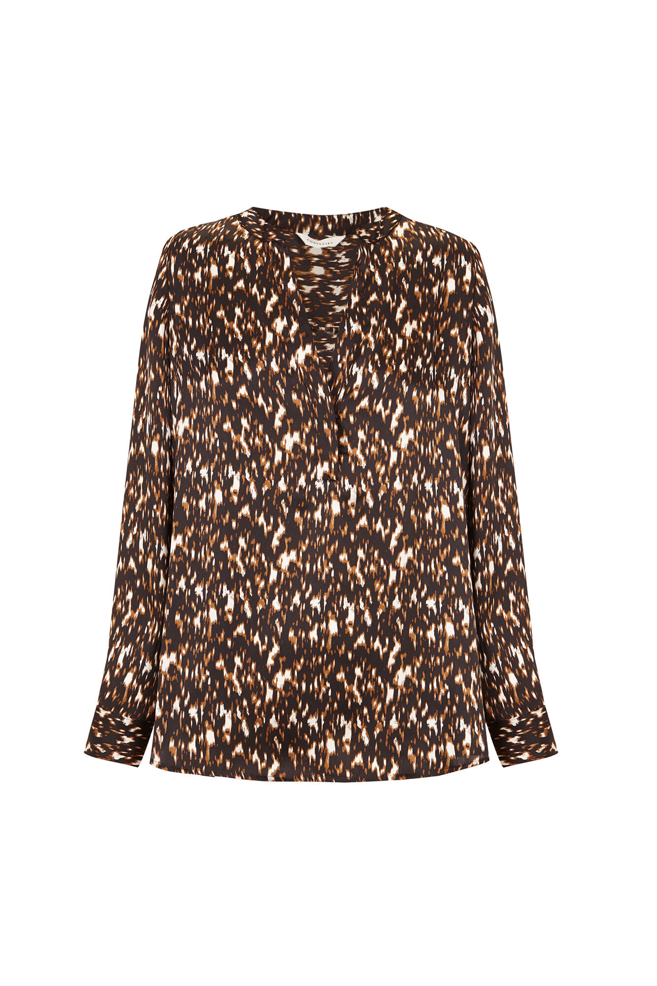 Cortefiel Blusa polera satinada