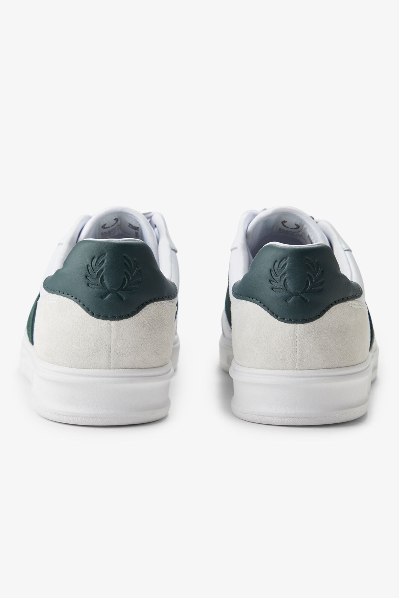 Fred Perry Sapatilha B4 em pele/camur&ccedil;a