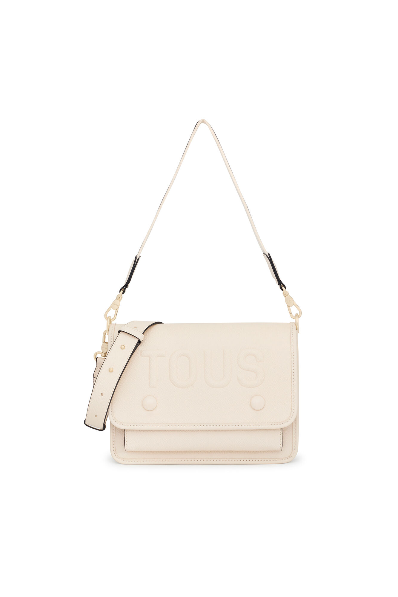 TOUS La Rue Audree medium ivory crossbody bag Women s bags Cortefiel