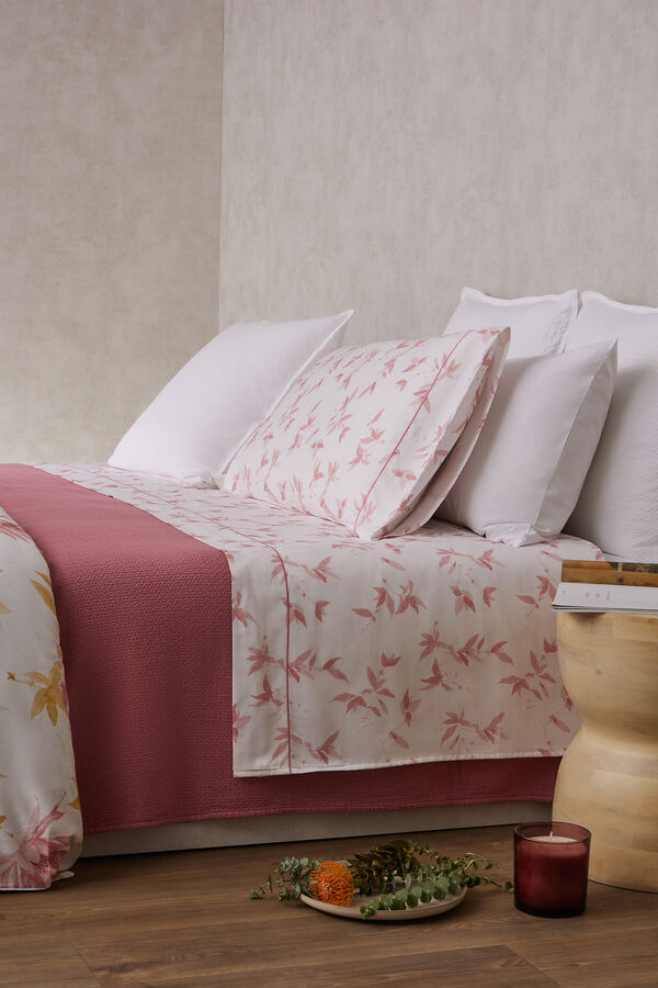 Cortefiel Bonaire Mustard Bedsheet Set cama 135-140 cm Pink