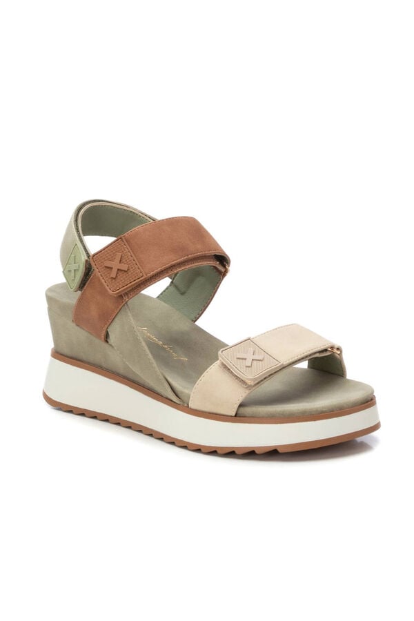 XTI Sand&aacute;lia cunha senhora tira aderente Verde