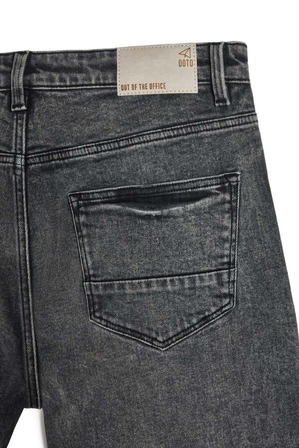 Cortefiel Jeans slim lavagem média cinzento Cinzento