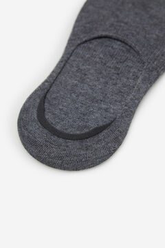 Cortefiel Plain no-show Coolmax socks Gray