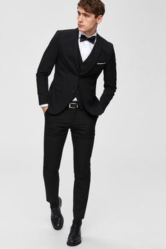 Cortefiel Slim fit trousers Black