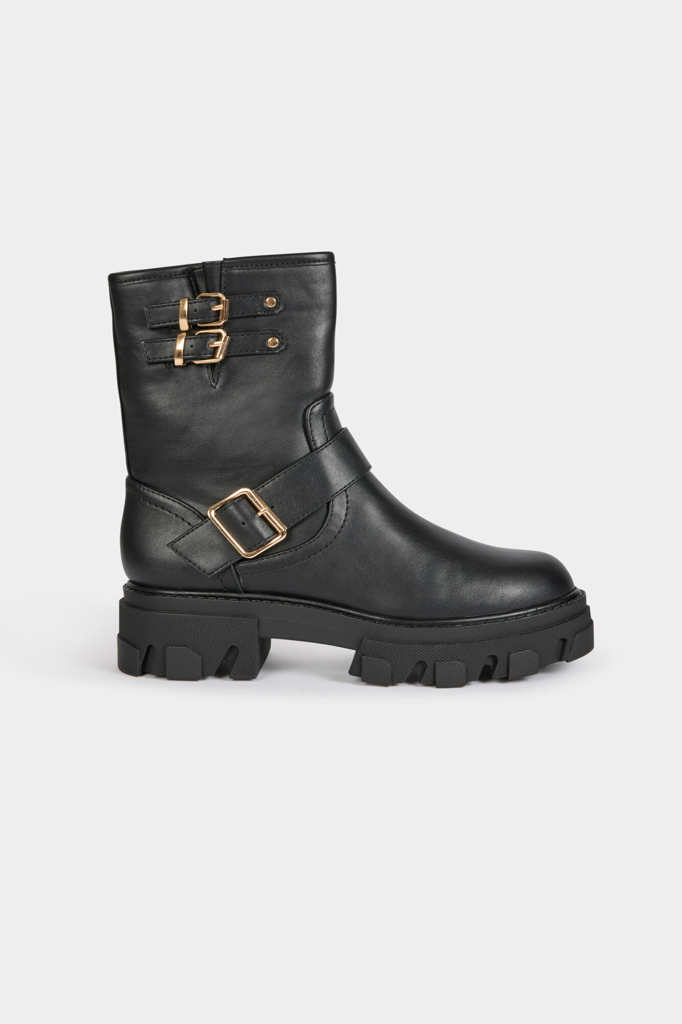 Morgan Botins de motociclista com fivelas