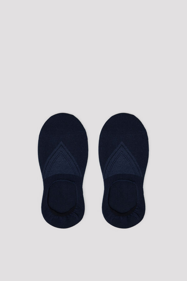 Cortefiel No-show socks with COOLMAX&reg; Navy