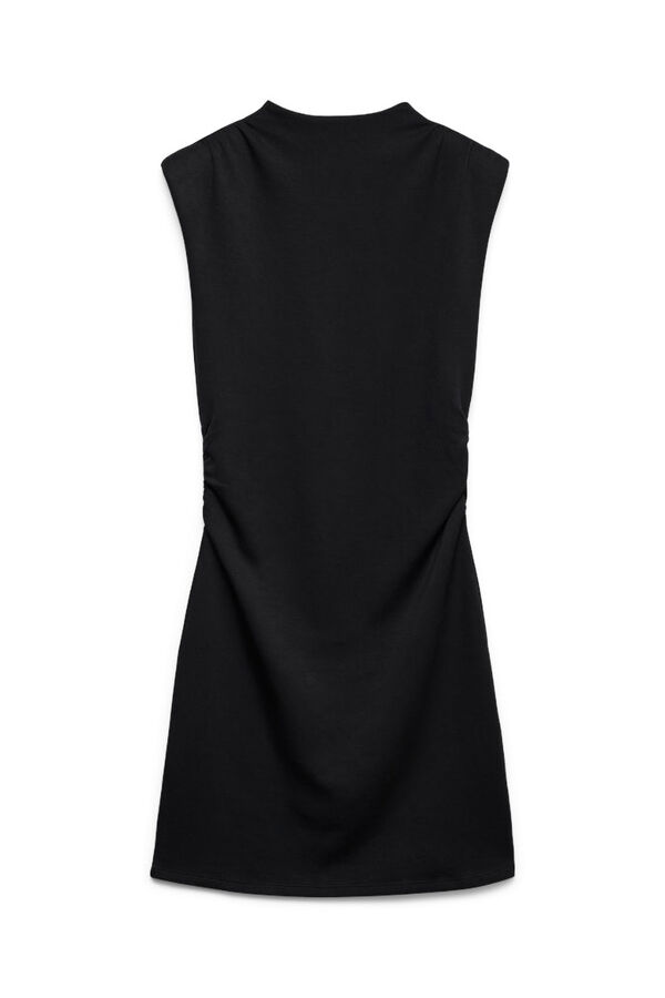 Vero Moda Vestido curto com gola Perkins Preto