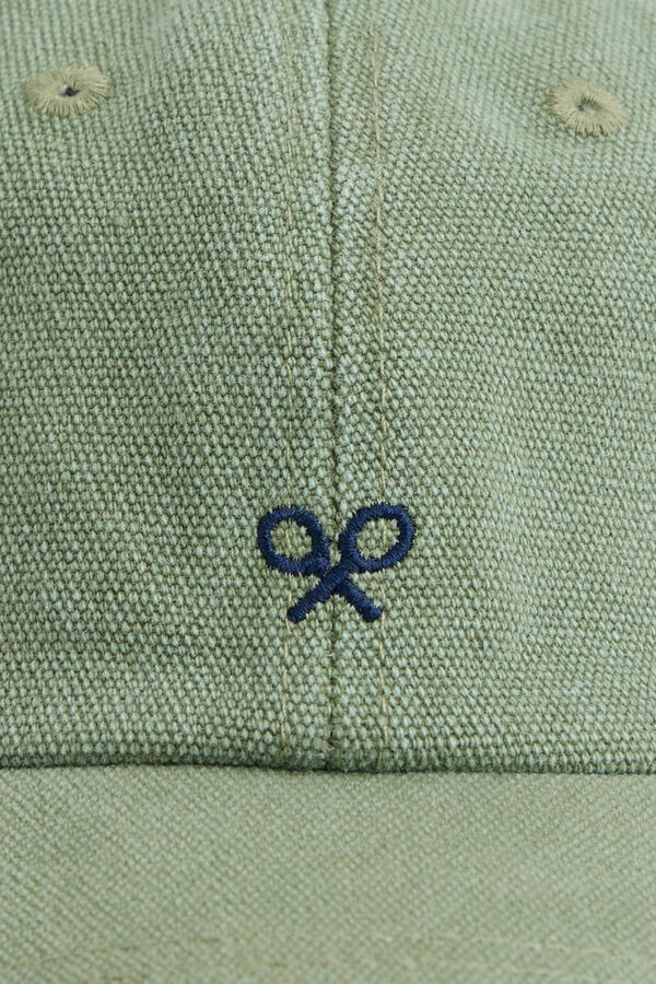 Silbon Gorra raquetas bordadas Verde