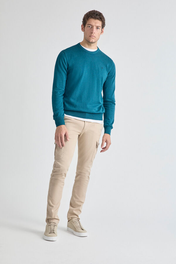 Street Monkey Camisola clássica Azul