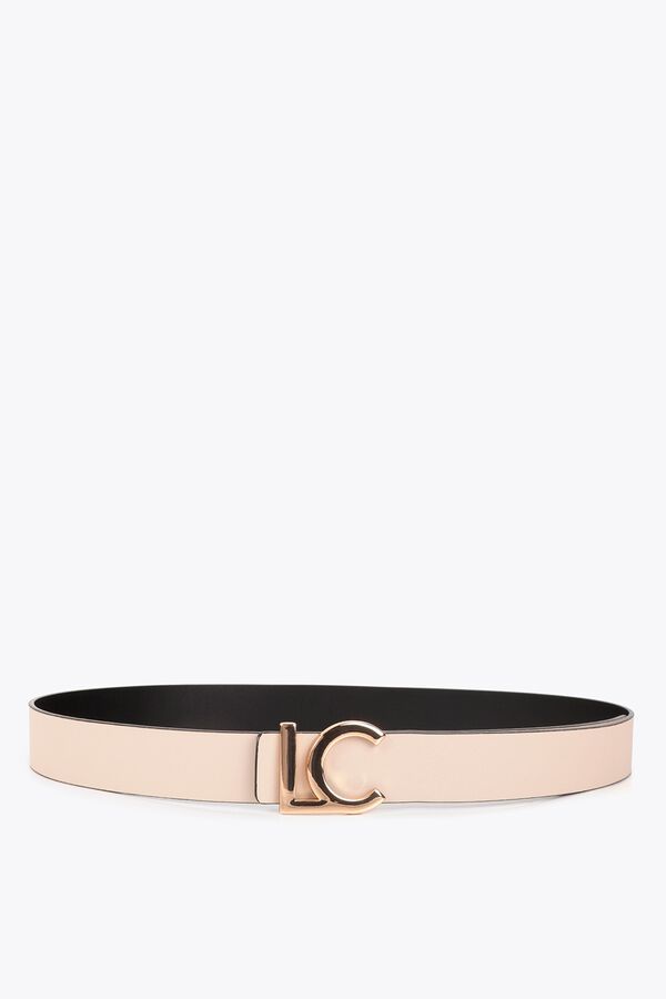 Lola Casademunt Reversible medium belt Black