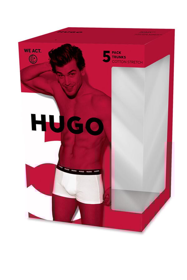 HUGO Pack 5 boxers Preto