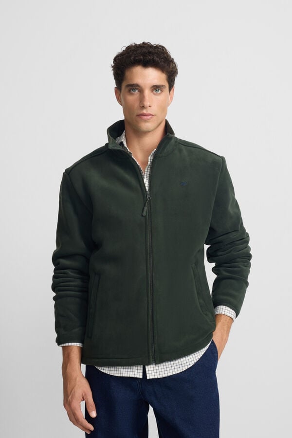 Silbon Forro polar clássico Verde