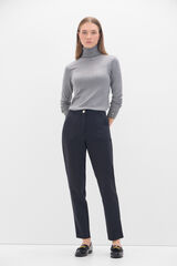 Cortefiel Comfort stretch trousers Black